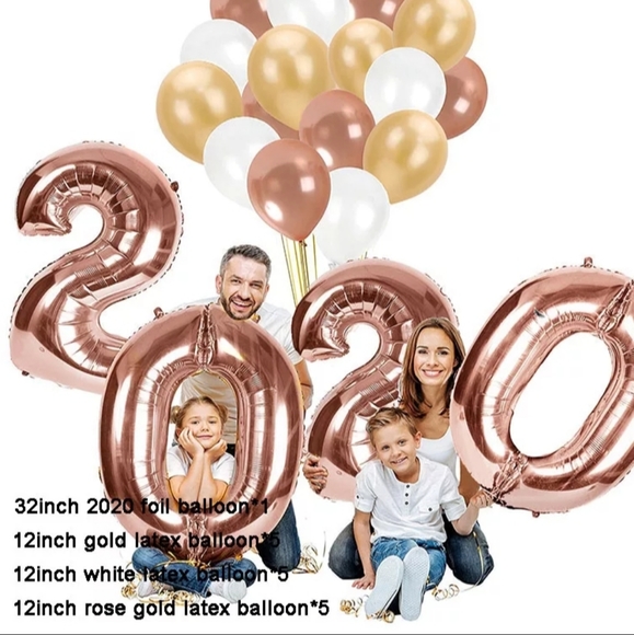 🎉JUST IN!🎉 NYE HAPPY NEW YEAR 2020 Deco - Picture 1 of 8
